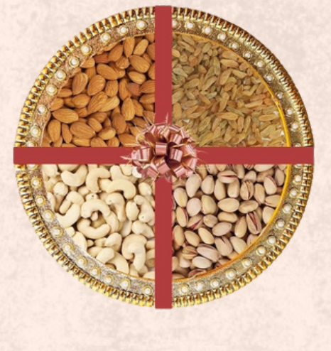 DryFruits Gift Thali - Medium 2